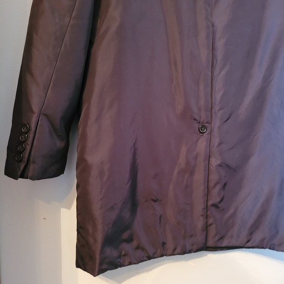 Club Monaco Men's Insulated Waterproof 3/4 Rain Jacket black XL - Picture 8 of 12